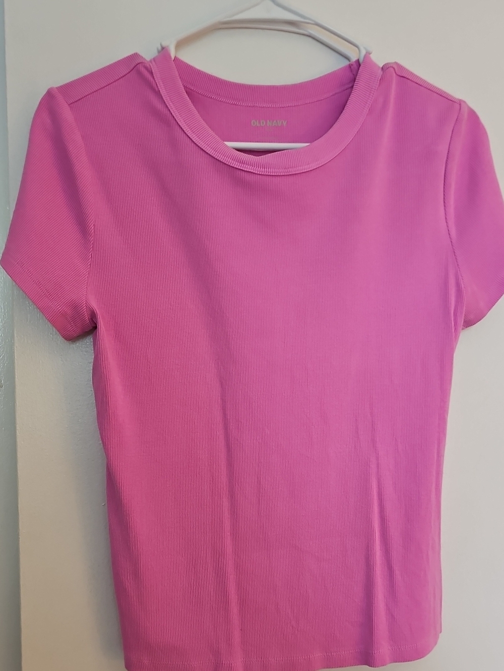 Old Navy Pink Short Sleeve Crewneck Tee